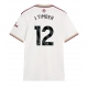Arsenal Jurrien Timber #12 Replike Rezervni Dres 2025-26 Kratak Rukav